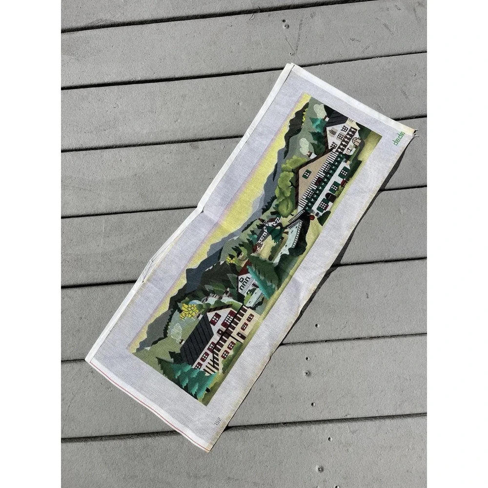 DeDe handpainted needlepoint